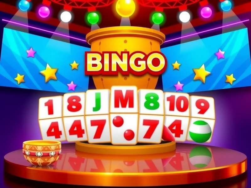 Bingo Blitz Game Show Network इंटरफ़ेस दिखाता हुआ चित्र