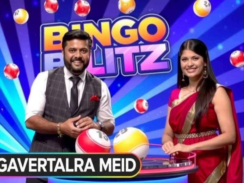 बिंगो ब्लिट्ज गेम शो होस्ट लाइव प्रदर्शन