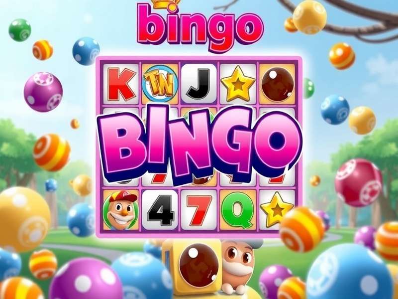 Bingo Blitz Game Interface on Mobile