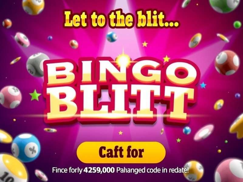 Bingo Blitz Promo Code Today - Free Credits