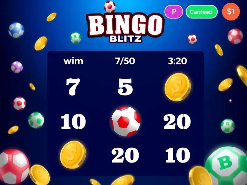 Bingo Blitz Free Credits Interface Showing Bonus Coins