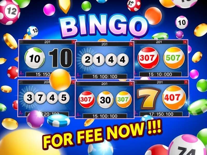 Bingo Blitz game interface showing free credits popup and bingo cards