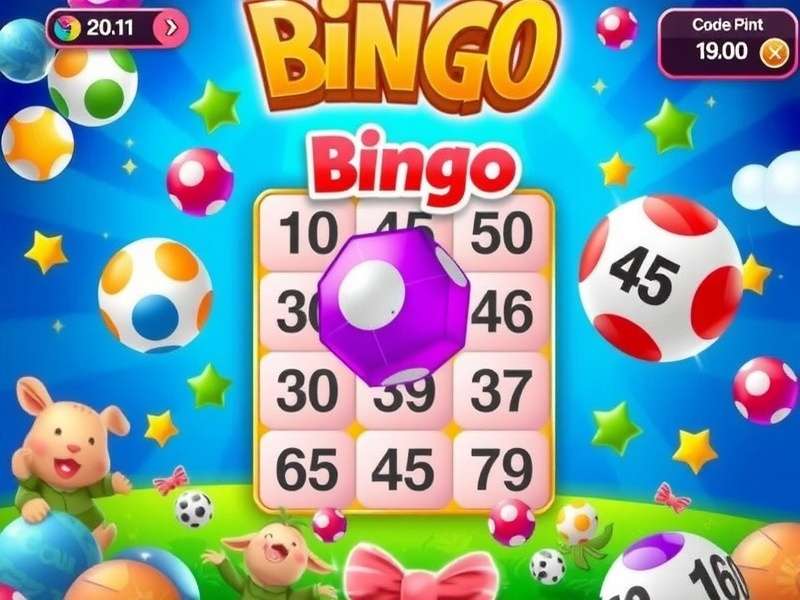 Bingo Blitz game interface showing vibrant cards and power-ups