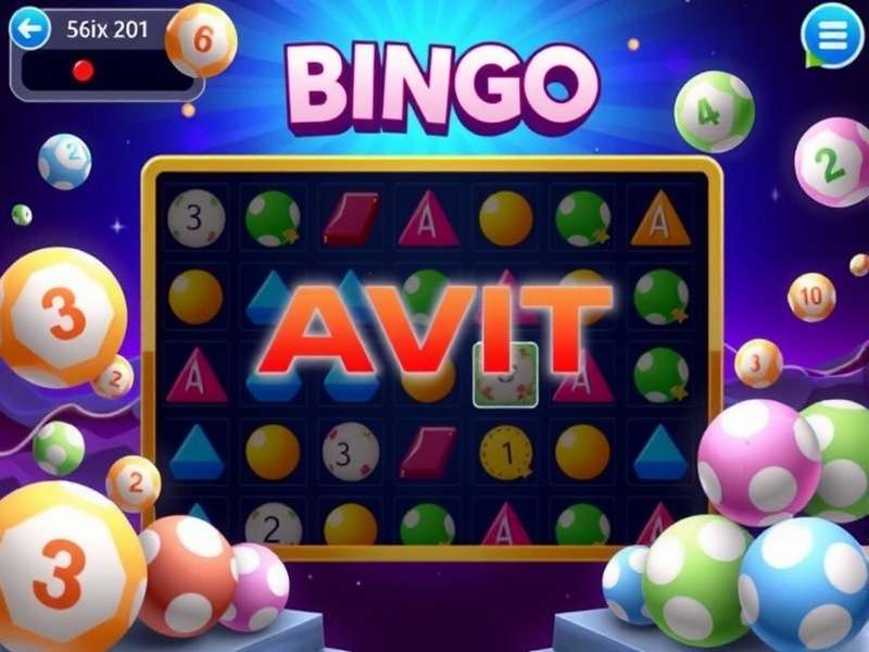 Bingo Blitz game interface showing vibrant bingo cards and social features