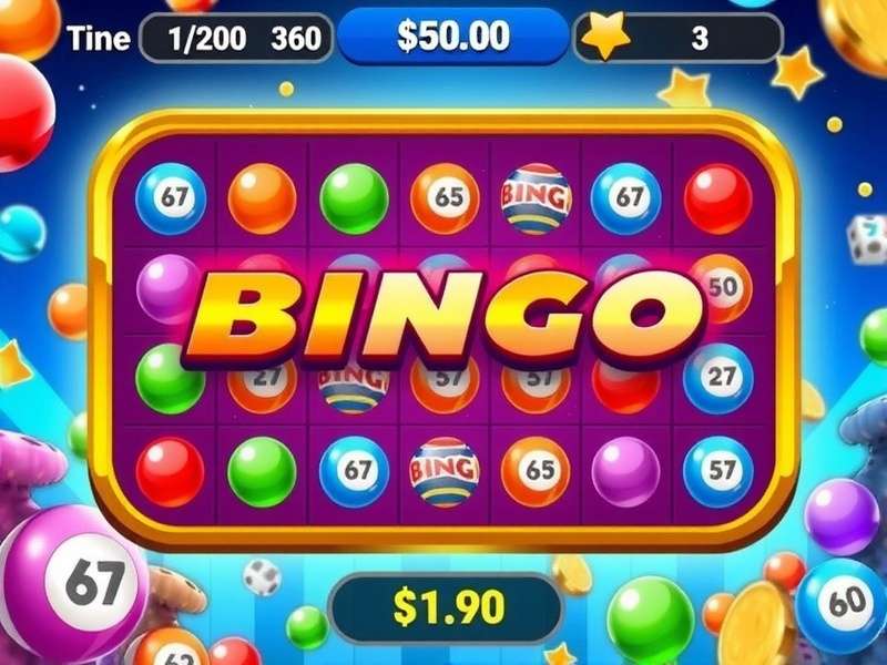 Bingo Blitz Game Interface showcasing cards, power-ups, and city themes