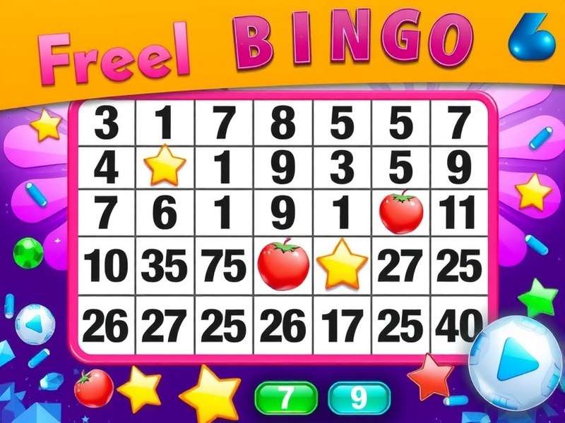 Bingo Blitz gameplay with colorful bingo cards and rewards
