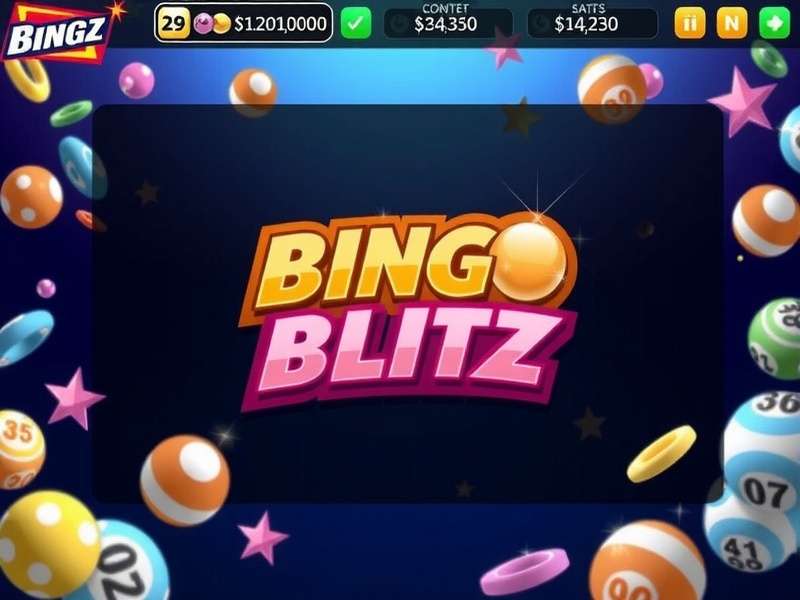 Bingo Blitz My Account dashboard showing credits, rewards, and profile settings