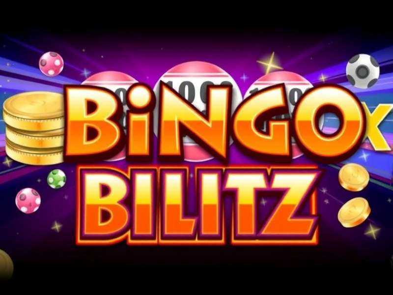 Bingo Blitz Credits Slot game interface with vibrant colours and jackpot symbols