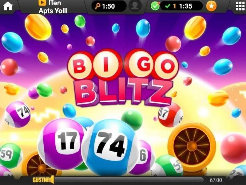 Bingo Blitz Facebook community dashboard showing multiplayer bingo game with chat and rewards
