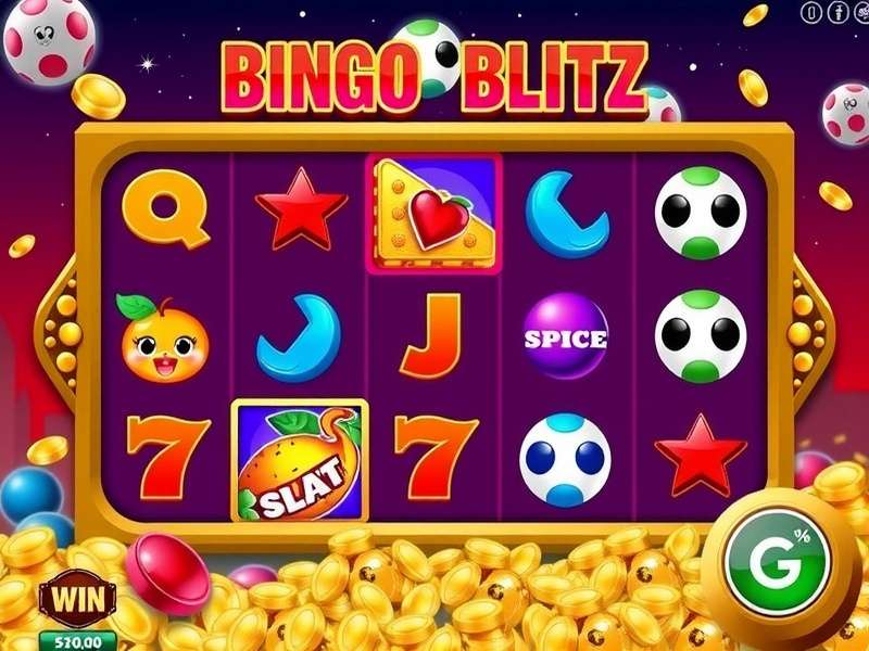 Bingo Blitz free credits slot freebies banner for Indian players